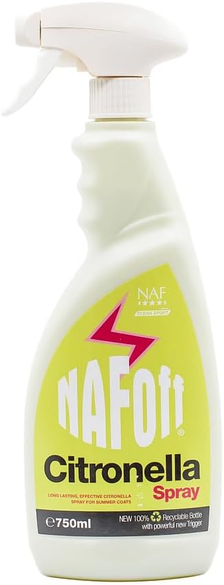 Off Citronella Spray – 750ml Natural Summer Spray for Horses – Long-Lasting Summer Protection with Citronella Oil