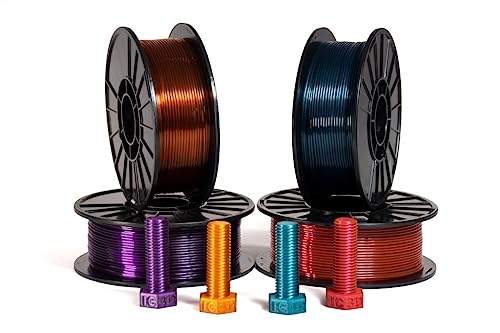 IC3D Recycled PETG 1.75mm 1kg 3D Printer Filament - Made in USA (Black)