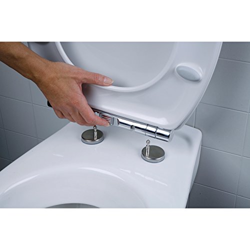 Asiento de inodoro antiarañazos Tiger Boston duroplast blanco 4