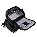 MCHENG Waterproof Shock Resistant Portable Digital Camera Bag with Durable Shoulder Strap for Canon EOS M100 Rebel SL2 PowerShot SX620 HS/Nikon D3500 COOLPIX A100 / Olympus OM-D E-M5 Mark II, Black