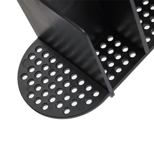 Panier de salle de bain ReBorn noir avec 6 compartiments - 6