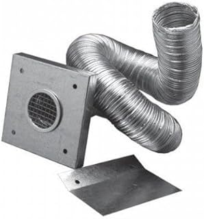 DuraVent 3PVP-AIK 2" Outside Air Kit for Pellet Stoves, 2" x 60" Flex Pipe with Wall Plate Screen