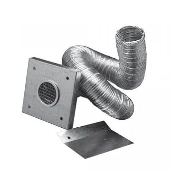 DuraVent PelletVent Pro PVP 3" to 4" Fresh Air Intake Kit with Aluminum Flex and Clamps
