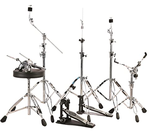 Kit de batterie universel pour adulte avec 5 tambours et 3 cymbales pour la pratique et l'apprentissage des débutants