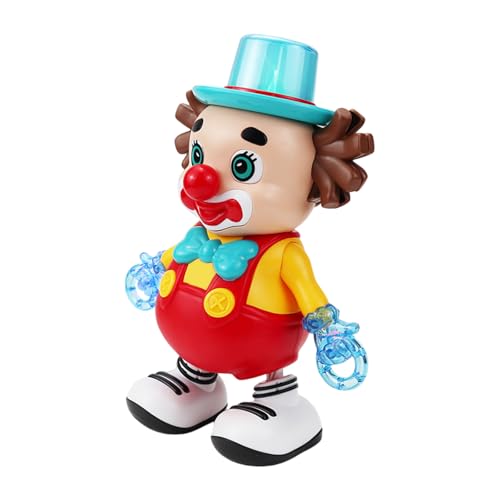 Payaso de juguete musical para regalo de cumpleaños de niños pequeños 4