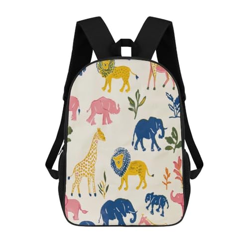 Sac à dos lion pour enfants robuste pour stopper les déchirures à l'école