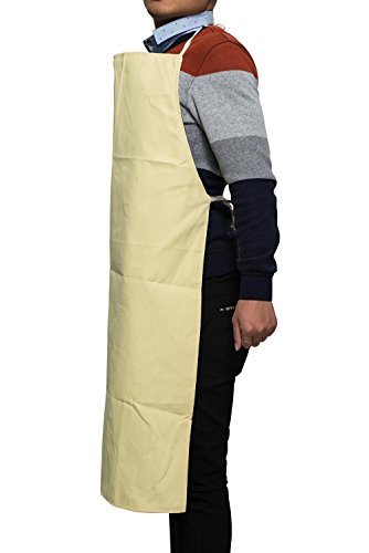 image for Holulo Yellow Superior Heavy Kevlar Bib Style Welding Apron, 37