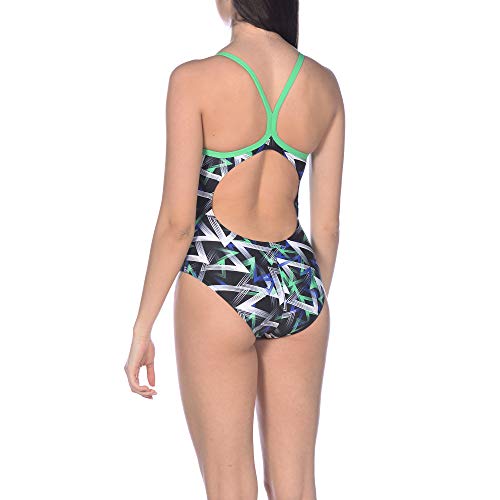 Image of Arena Women's Standard Country Flags Light Drop Back MaxLife One Piece Swimsuit