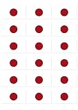 24 Pegatinas Bandera de Japón. Stickers Forma Rectangular para Coche, Moto, Bicicleta y Casco. Resistentes al Agua y al Sol. Uso Exterior