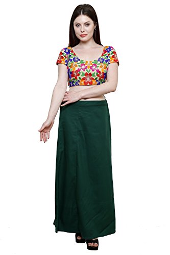 Image of Pistaa combo of 3 Women's Cotton Best Indian Readymade Inskirt Saree petticoats