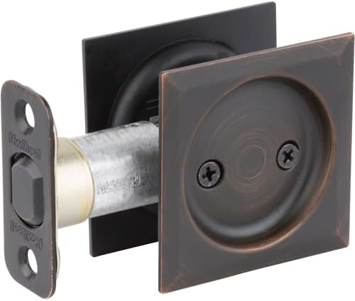 Kwikset 334SQT-514 - Cerradura De Puerta De Pasaje Cuadrado