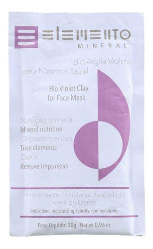 Elemento Mineral Bio Argila Violeta - Máscara Facial 30g Blz