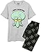 Produktbild Spongebob Squarepants Herren Pyjamas Erwachsene Squidward PJs M