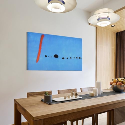 Toile Joan Miró bleue : la solution déco 20x30 cm pour petits murs - 3
