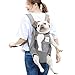 Dog Carrier Backpack, Pet Front Carrier Backpack Legs Out Dog Chest Carrier for Small Medium Dogs, Hands-Free Cat Backpack Carrier Dog Travel Backpack Airline Approved Hiking Bike Motorcycle
