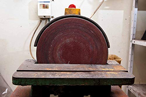 6 Stück Selbstklebendes Schleifpapier/300mm (12 inch) hochwertiges Aluminiumoxid-Schleifmittel. Geeignet für die Oberflächenbehandlung von Holz, Stein und Metall - FEIHU (80 Körnung)