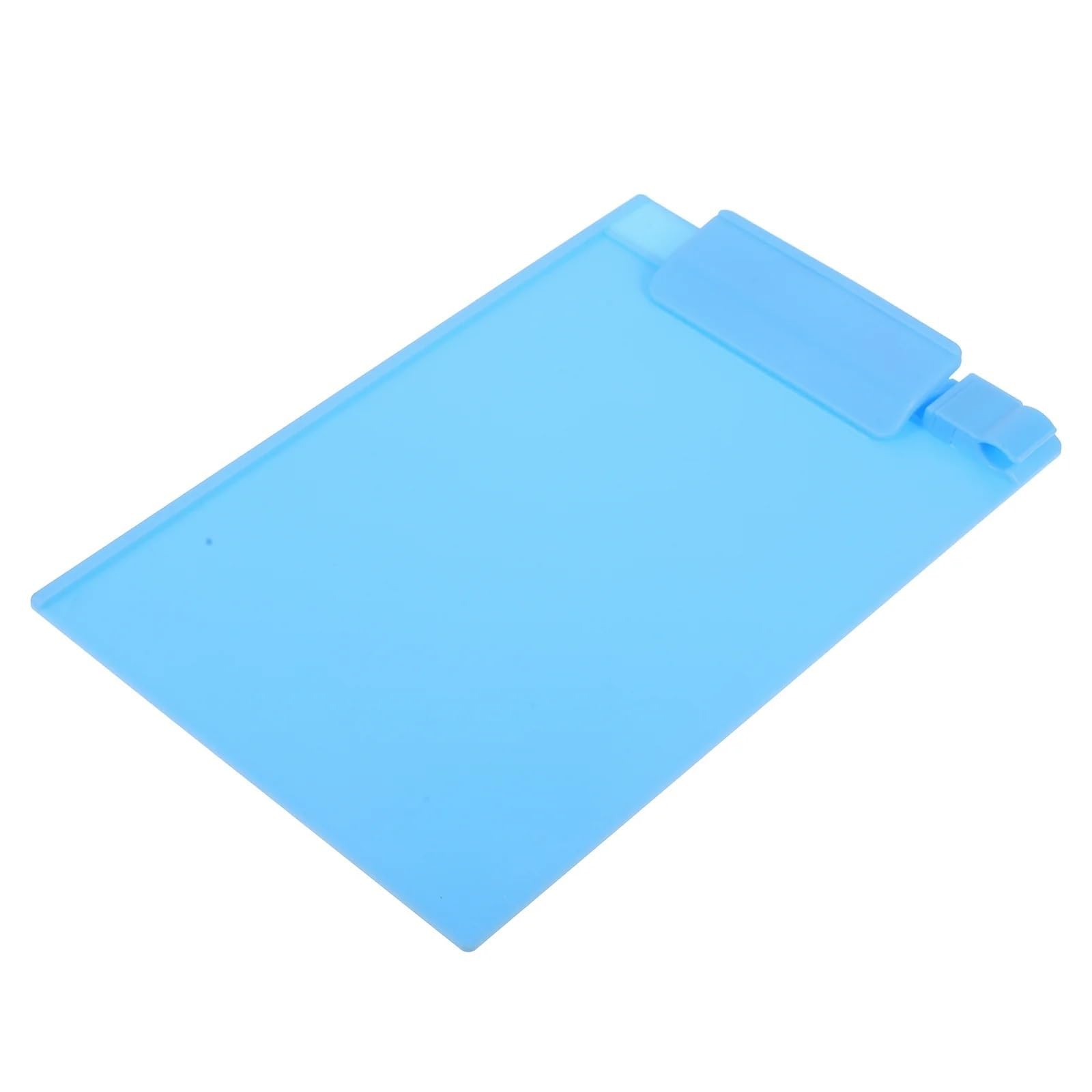 Klemmbretter 3 Stück Kunststoff A5 Zwischenablage Profil Clip Papierhalter Schreibordner for Schule, Klassenzimmer, Büro(Blue)