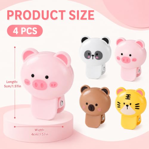 Susade 4 Pcs Animal Toothbrush Covers Cute Tooth brush Head Protectors