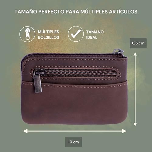 Coronel Tapioca, Alejo Accesorio De Viaje Billetera Hombre, Marron, 11 3 X 8 - imagen 3