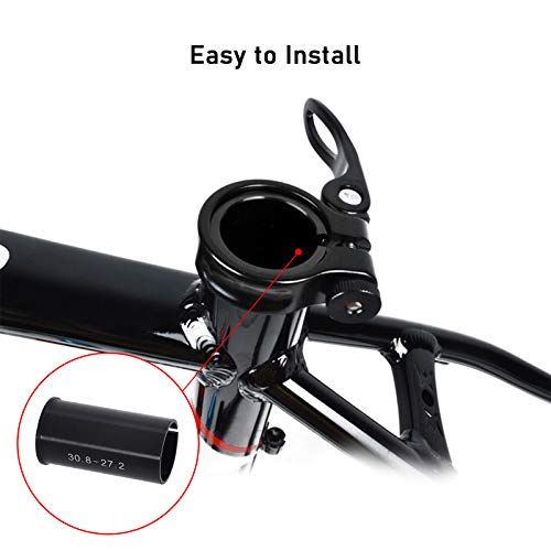 image for Elitezip Bicycle Seatpost Adapter Shim, Aluminum Alloy Seatpost Reduci