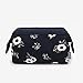 Produktbild SASDA Women Travel Animal Flamingo Make Up Bags Girl Cosmetic Bag Makeup Beauty Wash Organizer Toiletry Pouch Storage Kit Bath Case,Sky Blue