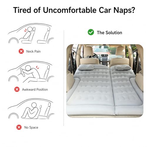 Matelas gonflable voiture évite mal de dos lit de coffre MG5 MG7 confortable