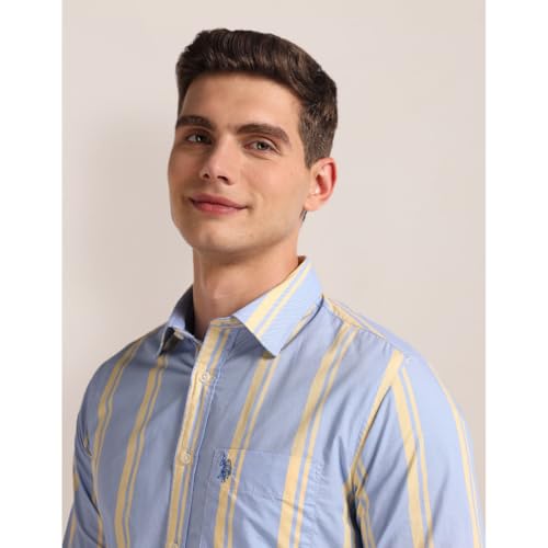 Image of U.S. POLO ASSN. Men's Cotton Regular Fit Shirt