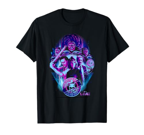 T-shirt Marvel Loki TVA Breaking My Reality imprimé noir en coton pour fan de comics