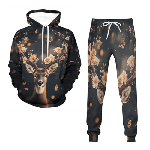 Survêtement de Noël homme motif élan : Le cadeau idéal pour les fêtes