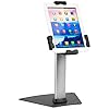 Mount-It! iPad Stand, Secure Universal Tablet Kiosk POS Locking Tablet Countertop iPad Stand for Desk for iPad, iPad Air, Samsung Galaxy Tab, Surface Go & 7.9″- 10.9″ Tablets