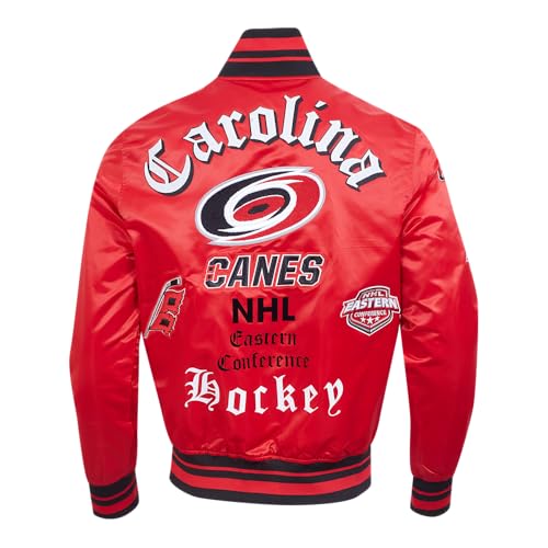Image of Pro Standard Mens NHL Old English Satin Jacket