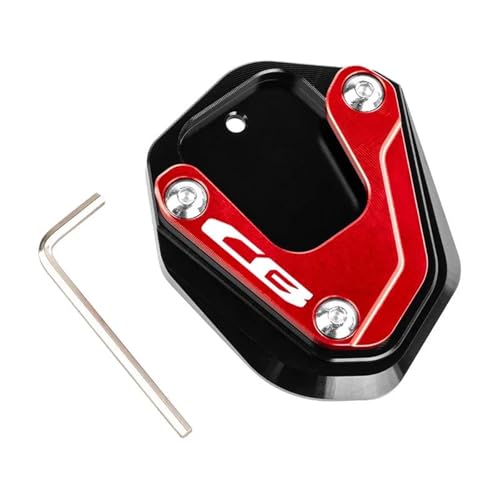 CB500X CB650R CB500F CB125R CB300R 400X CBR650R 650F CBR500R �I�[�g�o�C�t�b�g�T�C�h�X�^���h�����v���[�g�L�b�N�X�^���h�p�b�h(Red 1)