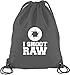 Produktbild I SHOOT RAW, Kamera Camera Turnbeutel Rucksack Sport Beutel, Größe: onesize,Dunkelgrau