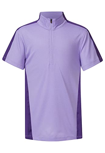 Kerrits Kids Always Cool Ice Fil Kurzarm-Shirt - Solid, Veilchen, Klein Cover