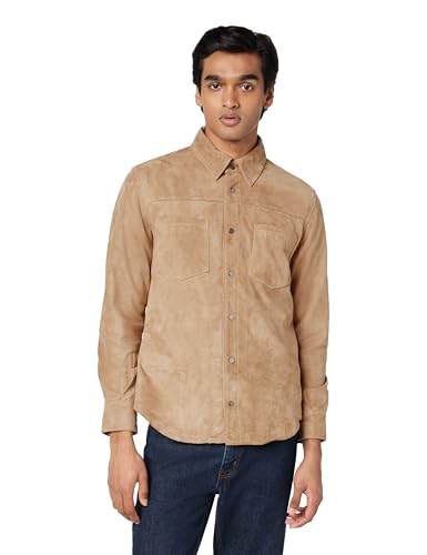 [BLANKNYC] Mens Luxury Clothing Suede Shirt Jacket, Comfortable & Stylish Shacket