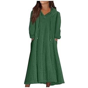 Women'S Sweater Dress Casual Round Neck Long Sleeved Pullover Loose Wool Hooded Dress Sweater, S-4Xl 10 414cglmz6jl. sl500 . ss300
