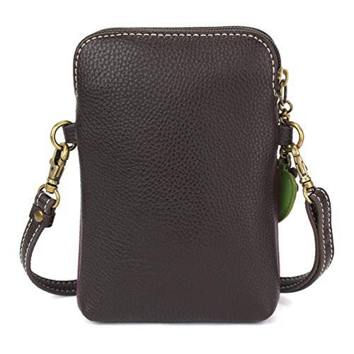 Image of Chala Crossbody Cell Phone Purse-Women Canvas Multicolor Handbag with Adjustable Strap