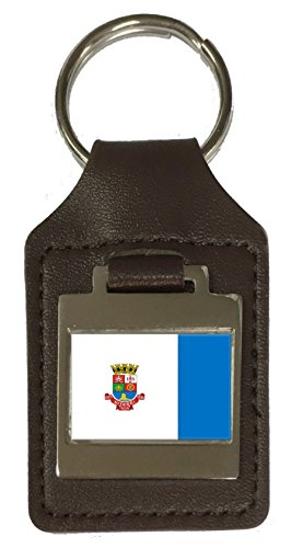 Porte-clés en cuir gravé Niteroi le cadeau idéal pour les amoureux du Brésil