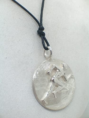 Pendentif en argent 925 Läufer ras-du-cou sport sans irritation