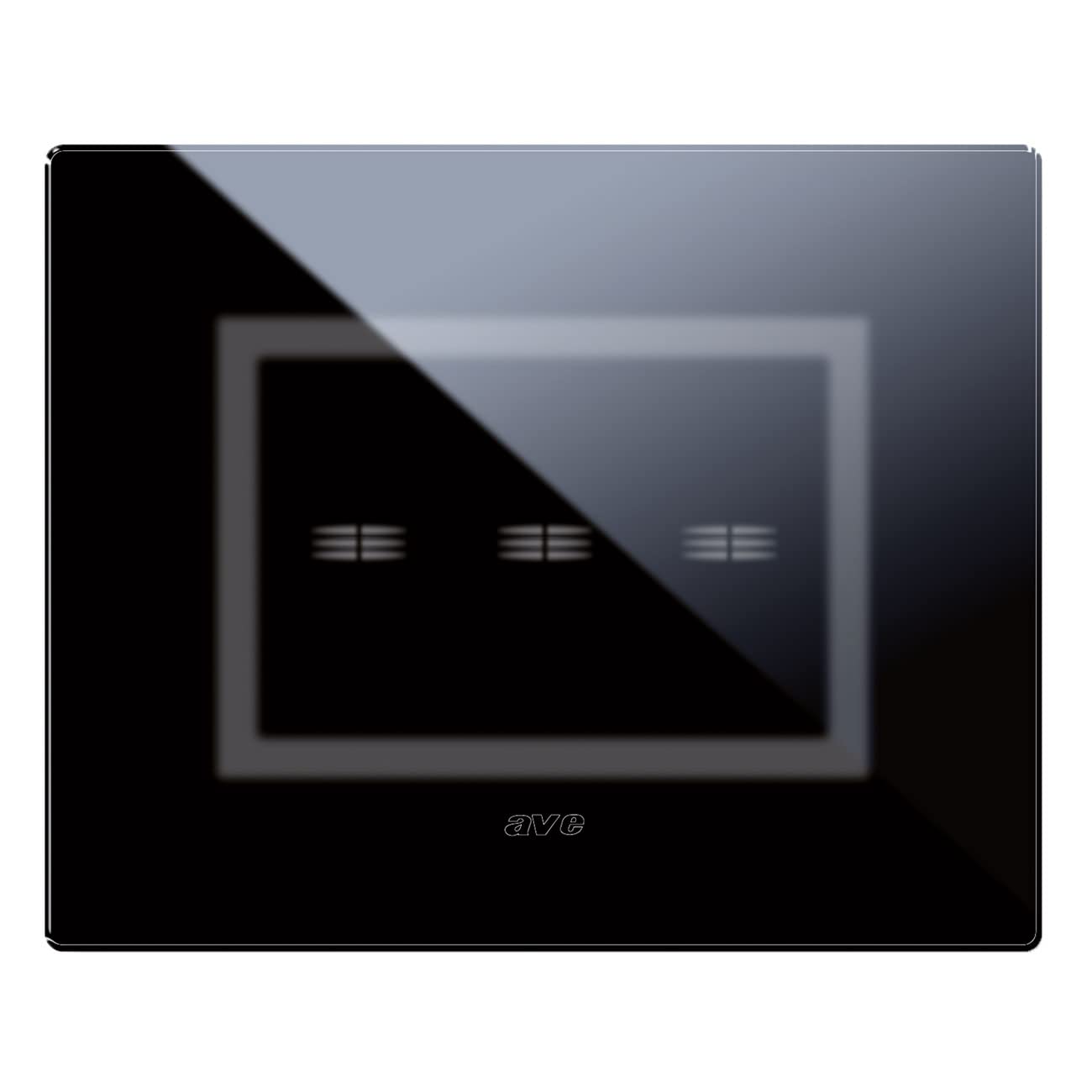 Plaque Veratouch 44PVTC3NAL l'élégance du Noir Absolu brillant