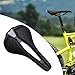 kowaku Three-Dimensional Printed Bike Saddle, Carbon Seat, Hexagonal mesh Breathable Vibration dampening Absorption Ergonomic Padding for Street Trail Bikes, 25cm x 14cm, Black