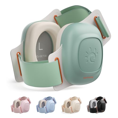 Image of MAMAZING Baby Ear Muffs for 3-48 Months, 25dB Noise Cancelling Headphones | Soft & Adjustable Baby Hearing Protection for Airplane Travel, Party and Fireworks, Newborns to Toddlers, CE & ANSI Certified
