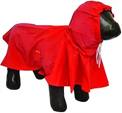 São Pet Mega Store 421M-3 Capa de Chuva Média, Vermelho, 40 x 60 cm