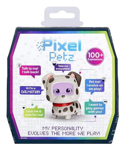 MGA Entertainment Pixel Petz - Dalmatian - Interactive Digital Pet Dog - Suitable for Children Ages 4+, Schwarz-weiß - Image 4