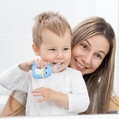 Elektrische Zahnbürste für Kinder, U-förmig, mit Vibration, tägliche Mundhygiene, fördert das Zähneputzen bei und Mädchen von 2 bis 6 Jahren – Bild 8