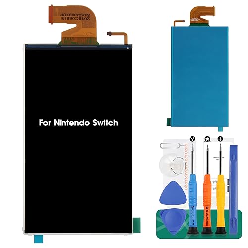 for Nintendo Switch Screen Replacement LCD Display Panel Repair Parts,Include Tempered Glass by SRJTEK - Used condition - US$25.45