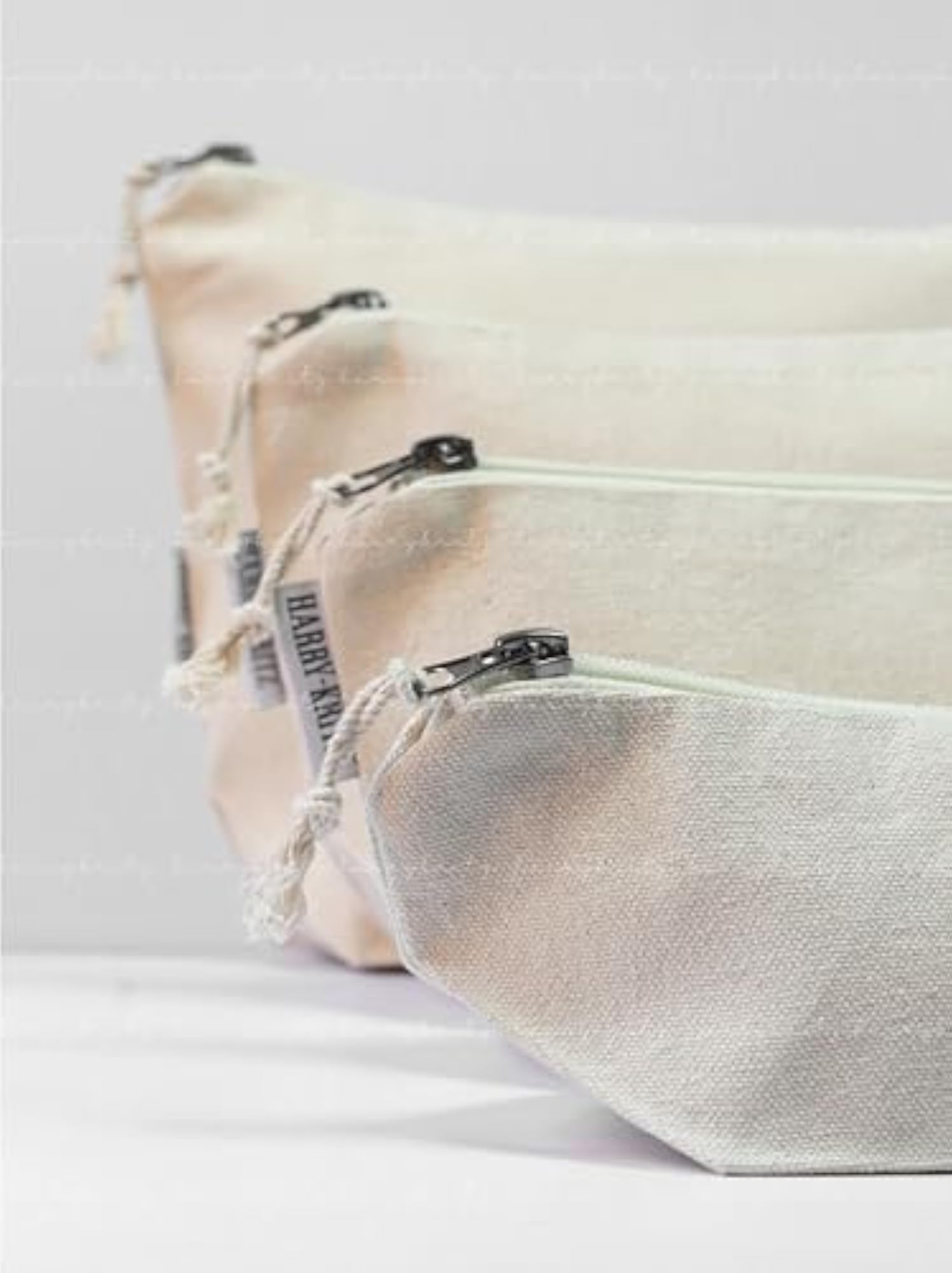 HarryKritz Set of 4 Multipurpose Canvas Pouch
