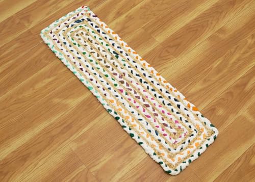 Tapis d'escalier Chindi antidérapant et isolant en jute lot de 11 - 8