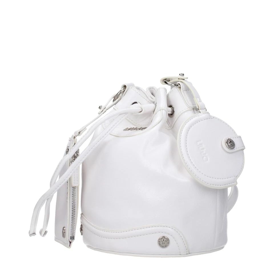 Milano Women's White Bucket Bag2