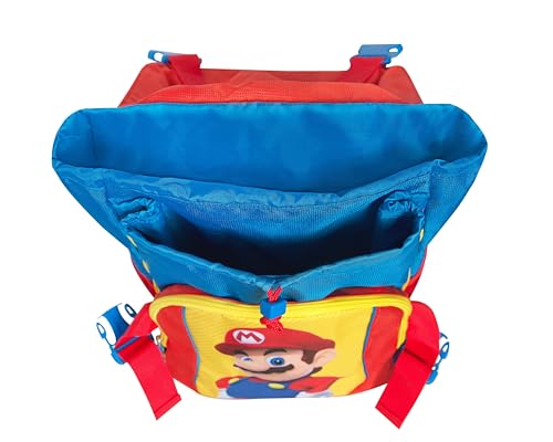 Sac à dos Super Mario double compartiment avec dossier rembourré